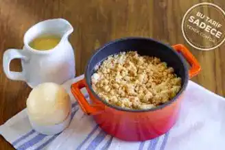 Armutlu Böğürtlen Crumble Tarifi
