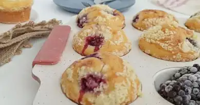 Nefis Böğürtlenli Muffin Tarifi