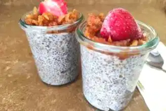 Nefis Elmalı Chia Puding Tarifi