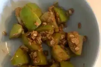 Pratik Elmalı Yulaflı Tatlı Tarifi