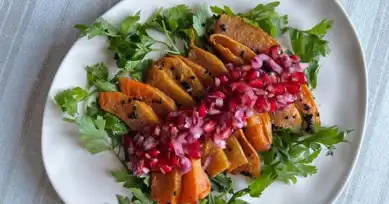 Fırında Bal Kabağı Salatası Tarifi
