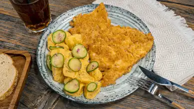 Nefis Şinitzel ve Patates Salatası Tarifi