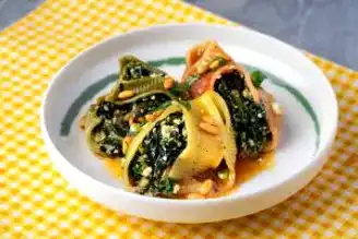 Nefis Ispanaklı Conchiglioni Makarna Tarifi