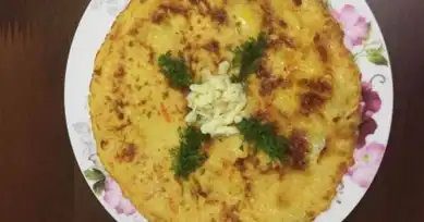 Kabaklı Havuçlu Kaşarlı Omlet Tarifi