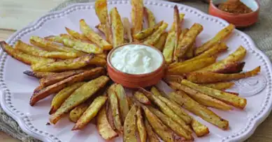 Fırında Kajun Baharatlı Patates Kızartması Tarifi