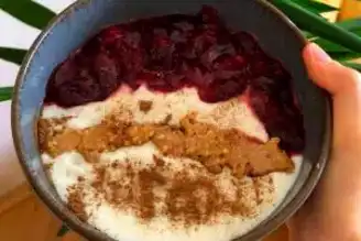 Nefis Kirazlı Yulaf Lapası Tarifi