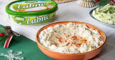Lezzetli Labneli Patlıcan Salatası Tarifi