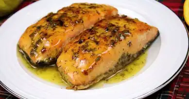 15 Dakikada Hazırlanan Limonlu Baharatlı Somon