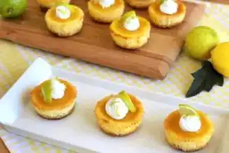 Nefis Limonlu Minik Cheesecakeler