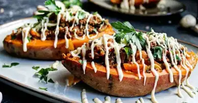Mantarlı Tatlı Patates Tarifi