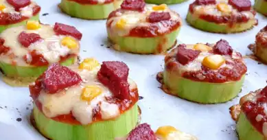 Pratik Mini Kabak Pizzate Tarifimiz