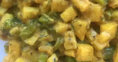 Nohut Unlu Vegan Patates Kavurma Tarifi