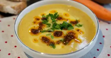 Pratik Patatesli Havuçlu Mercimek Çorbası Tarifi