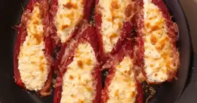 Nefis Peynirli Kapya Biber Dolması Tarifi