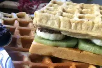 Sağlıklı Siyez Unlu Fit Waffle Tarifi