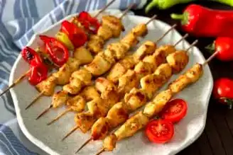 Nefis Baharatlı Tavuk Şiş Tarifi