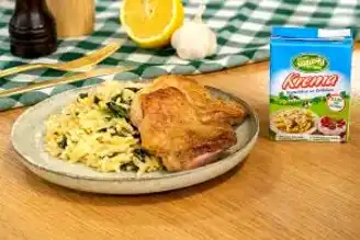 Kremalı Tavuklu Arpa Şehriye Tarifi