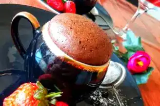 15 Dakikada Tencerede Çikolatalı Sufle!