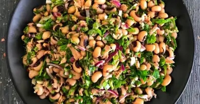 Nefis Ton Balıklı Börülce Salatası Tarifi