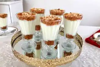 Nefis Çıtır Kadayıflı Muhallebi Tarifi