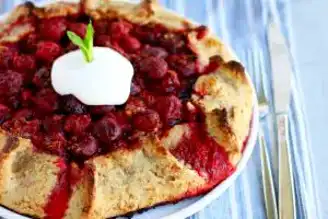 Fit Vişneli Galette Tarifi