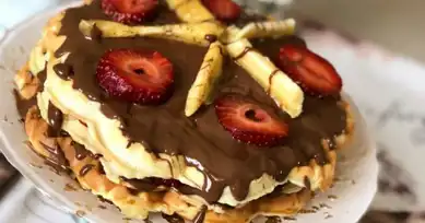 Nefis Waffle Pastası Tarifi