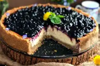 Nefis Yaban Mersinli Cheesecake Tarifi