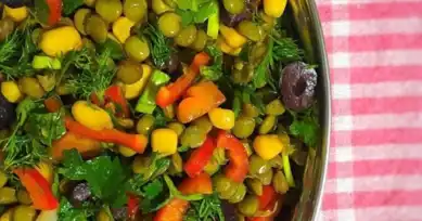Nefis Yeşil Mercimek Salatası Tarifi