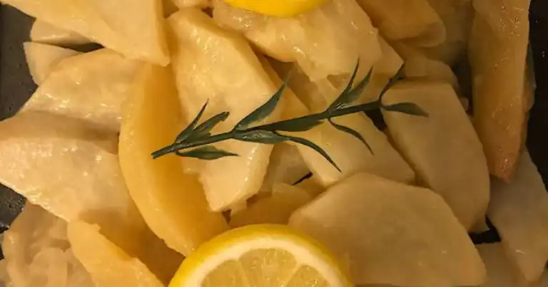 Ayva ve Portakal Aromalı Kereviz Yemeği