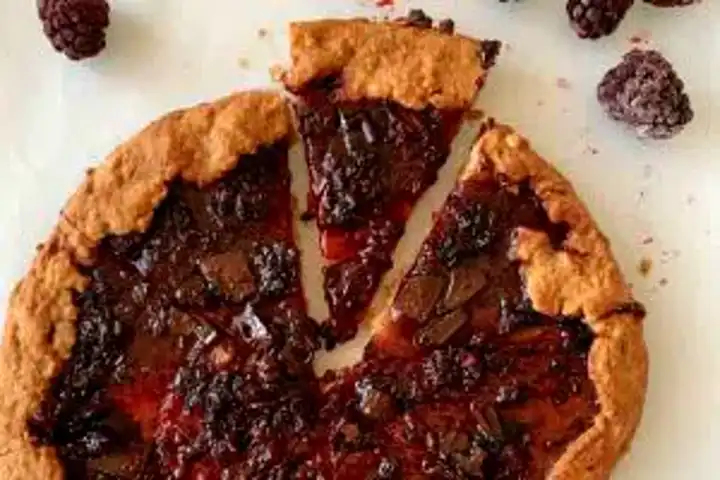 Böğürtlenli Diyet Galette Tarifi