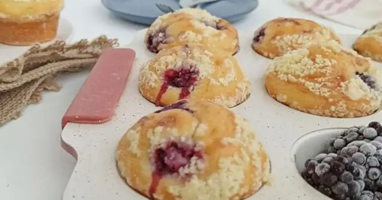 Nefis Böğürtlenli Muffin Tarifi