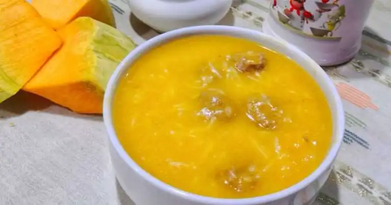Nefis Köfteli Bal Kabağı Çorbası Tarifi